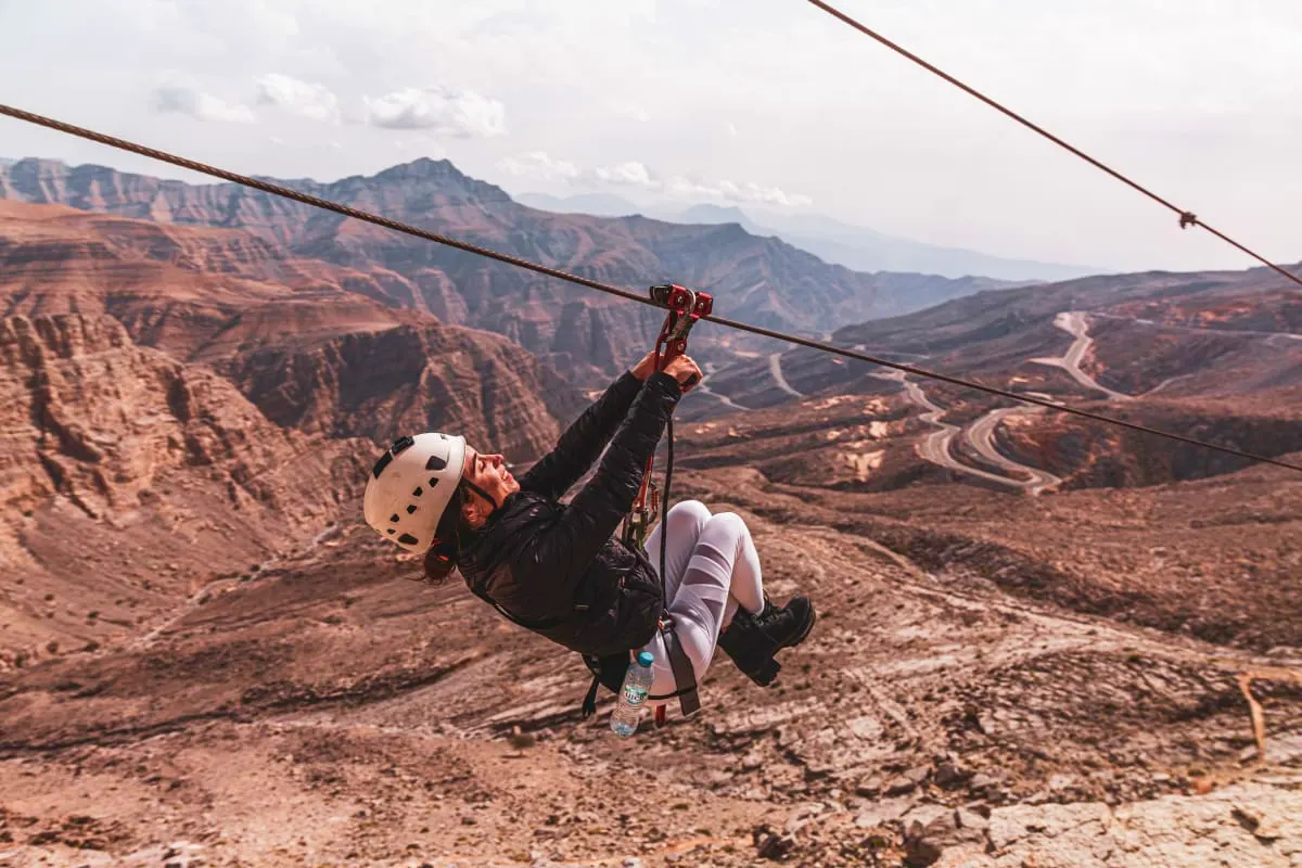 Jais Sky Tour- Region's Unique Zipline Tour- (Distance of 5km)