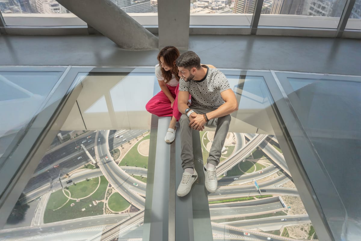 Sky Views + Free Glass Slide Access