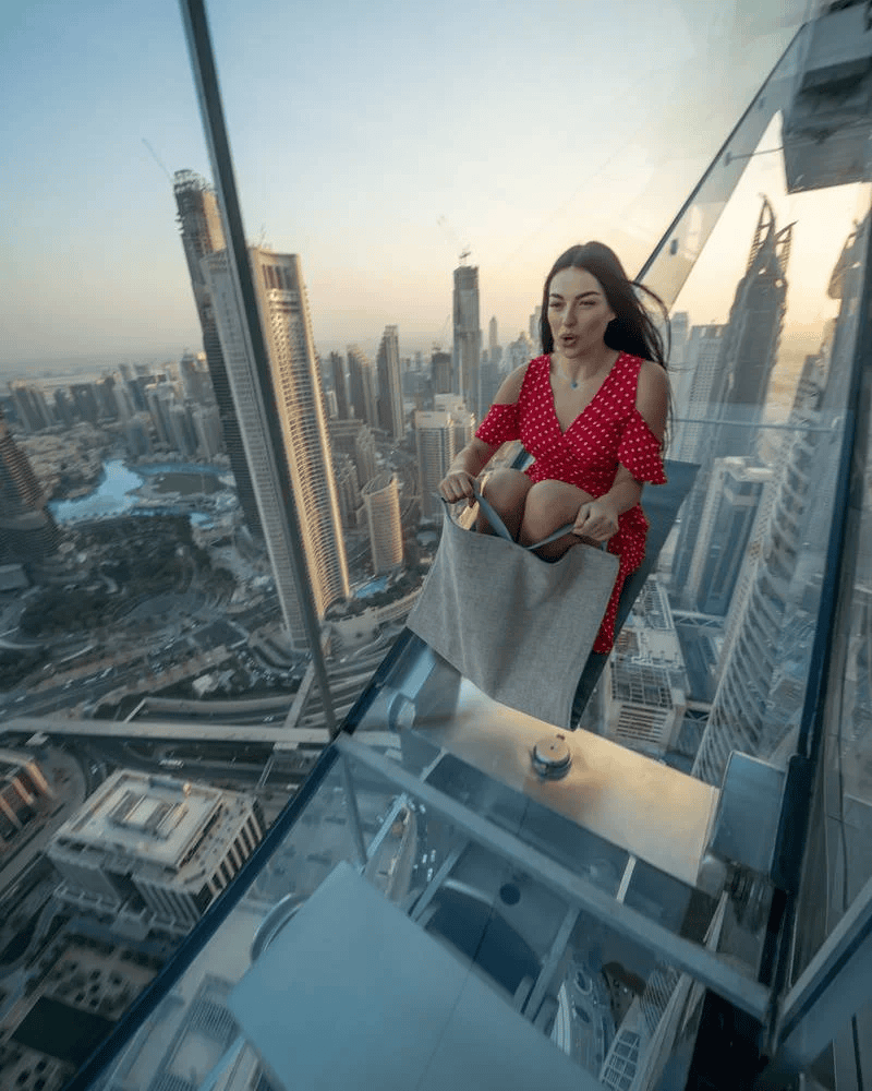 Sky Views + Free Glass Slide Access