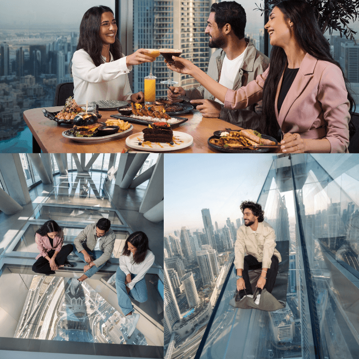 Sky Views + Free Glass Slide Access